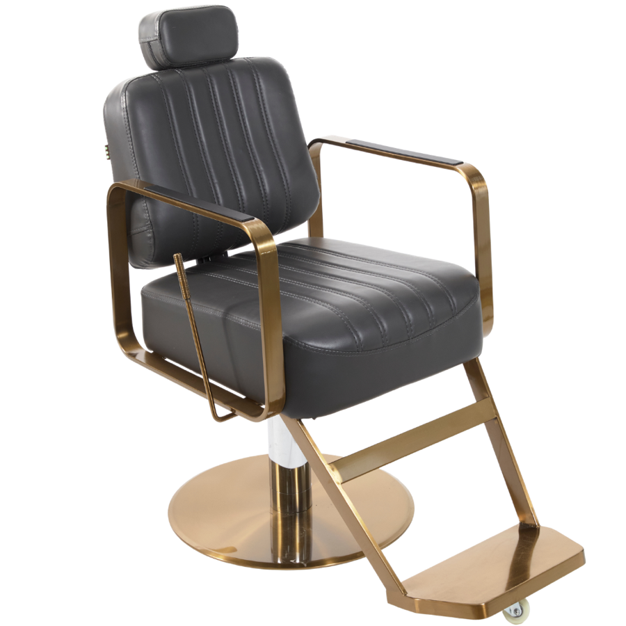 The Lexi Reclining Chair - Charcoal & Copper by BEC