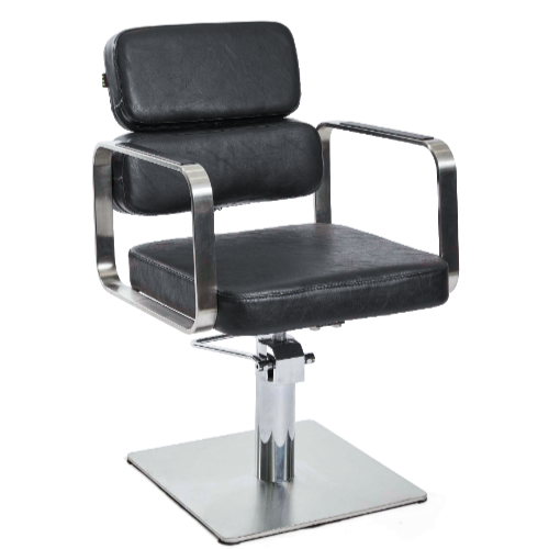 black salon styling chairs