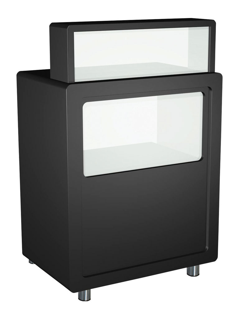 Black Charm Salon Reception Desk By Sec Salon Equipment Centre