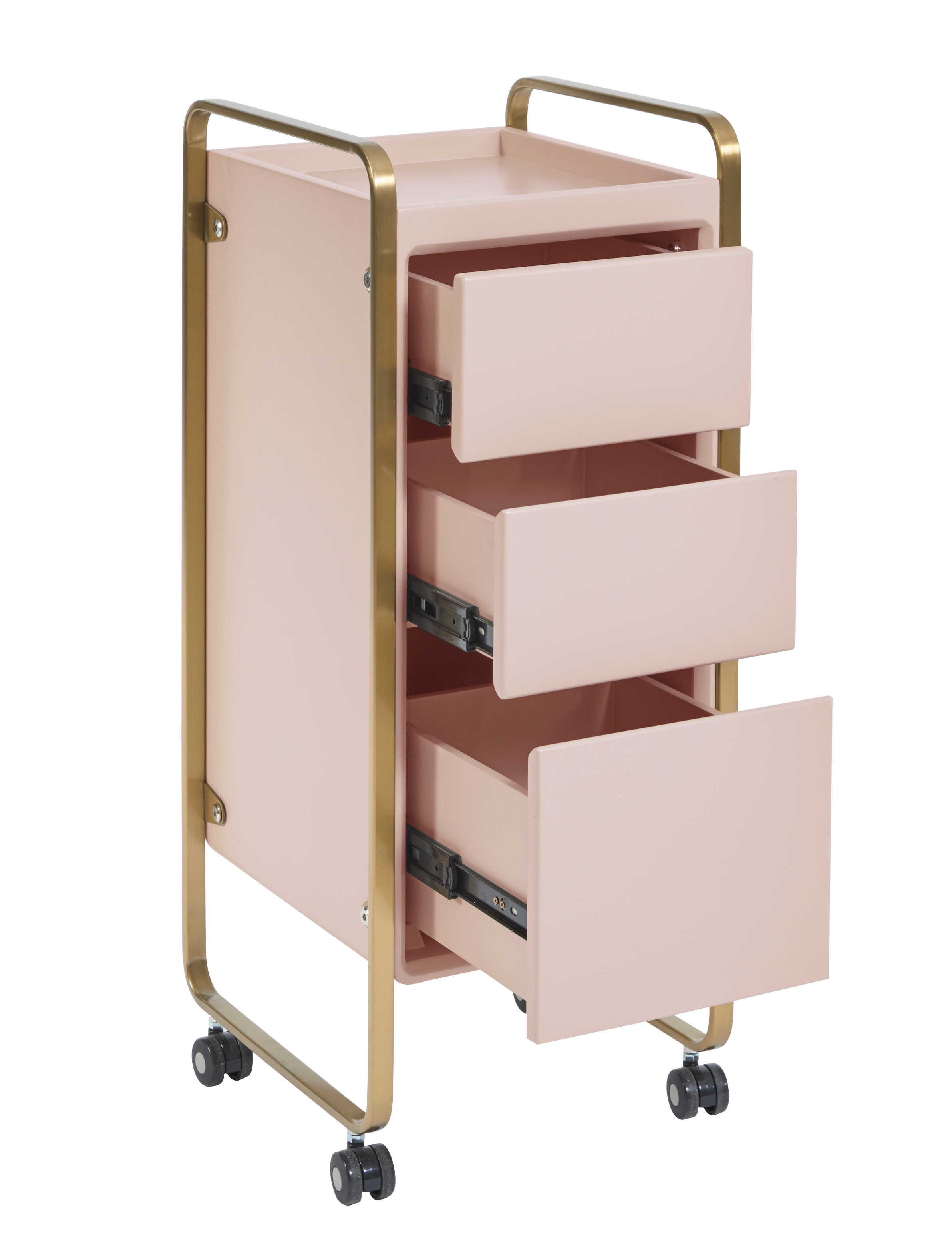 The Sapphire Salon Trolley - Pink & Gold by SEC