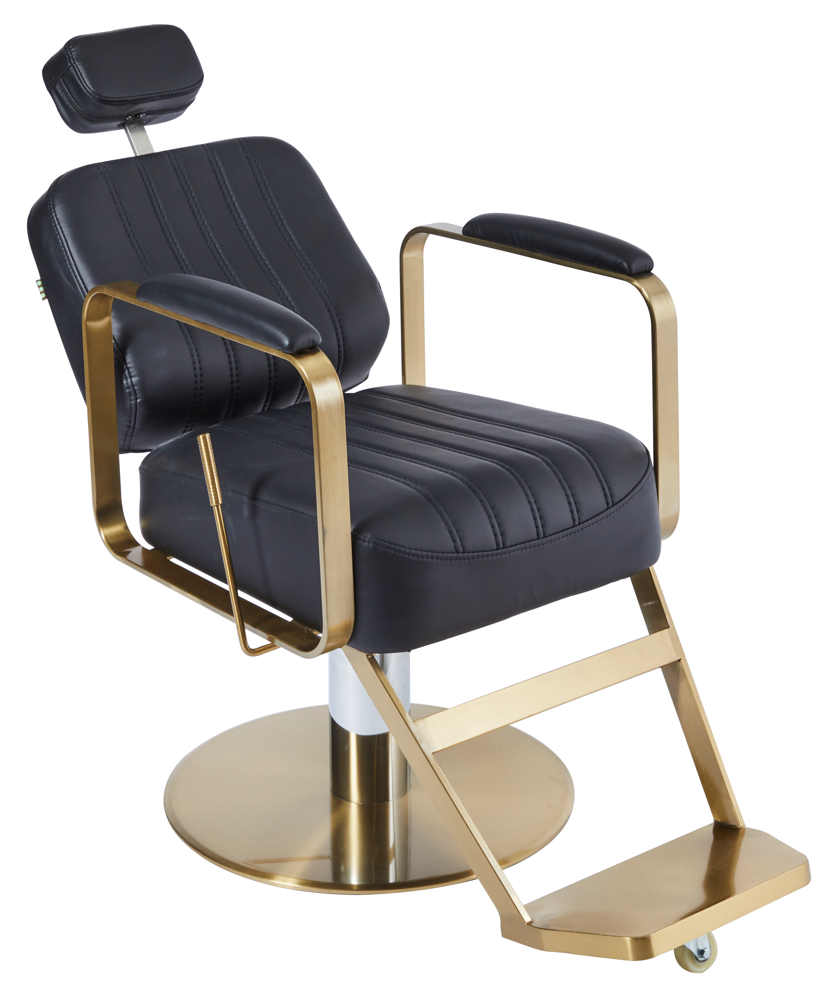 The Lexi Reclining Chair - Black & Gold by SEC
