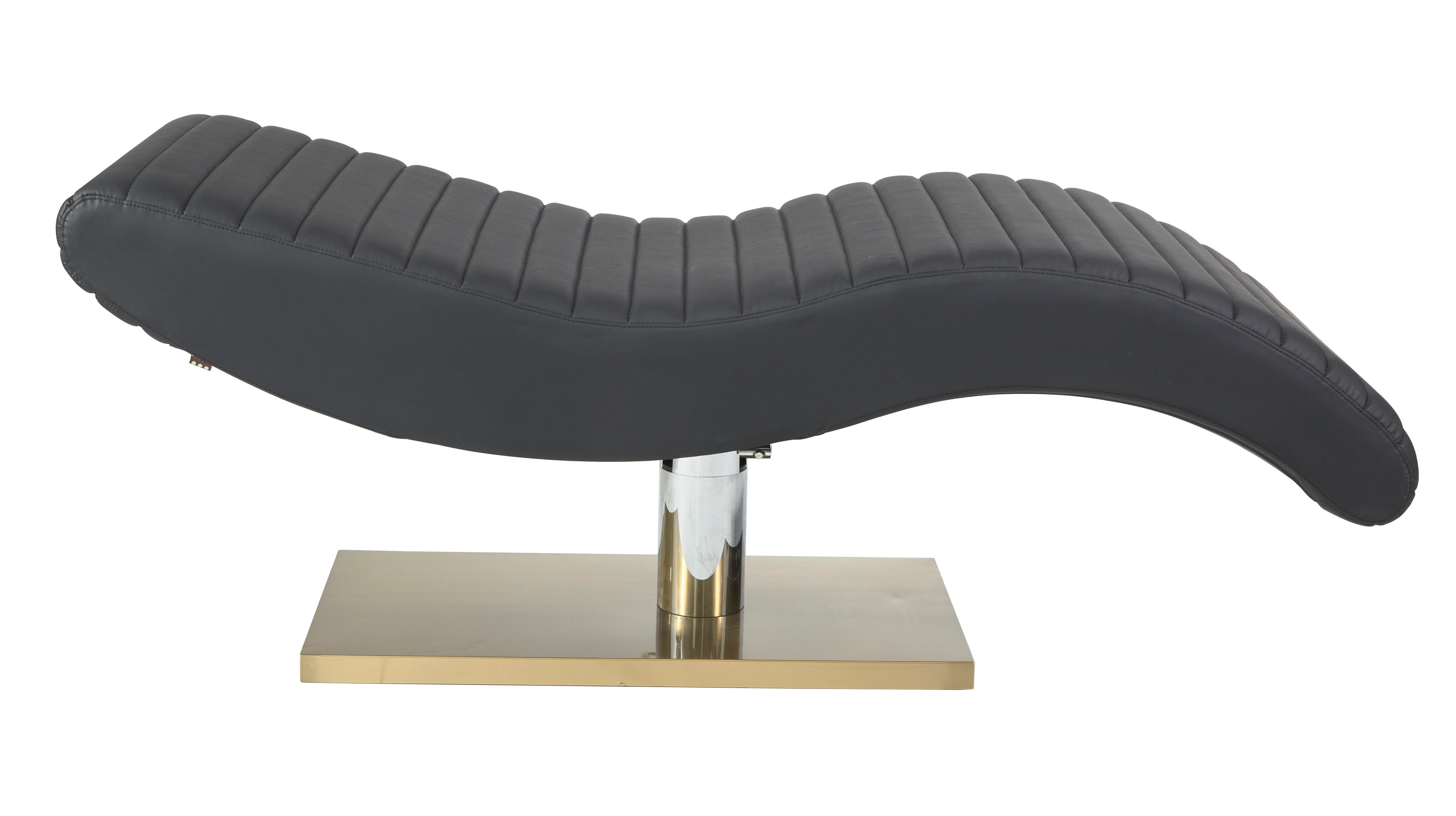 The Hourglass Lash Bed with Height Adjustable Pump - Black & Gold by SEC