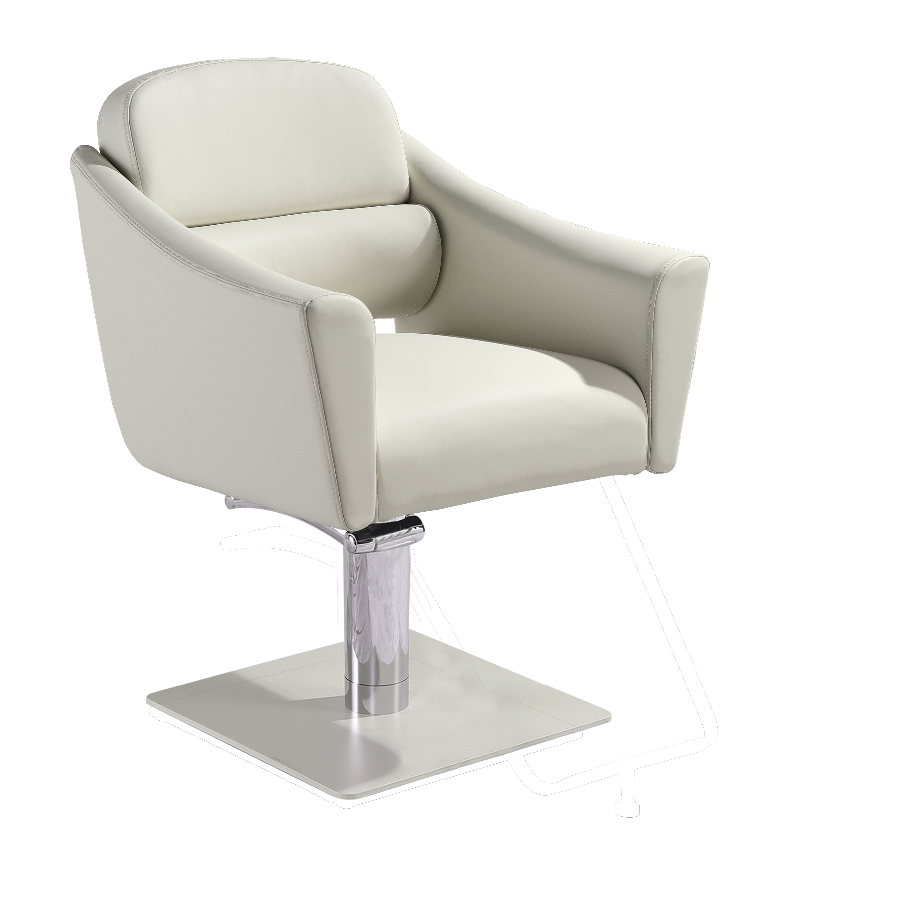 The Ferni Salon Styling Chair - Painted Ivory by SEC