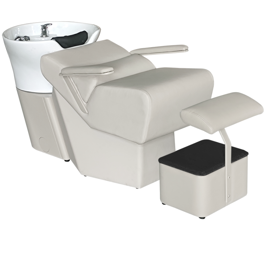 The Levi Salon Backwash Unit - Painted Ivory by SEC