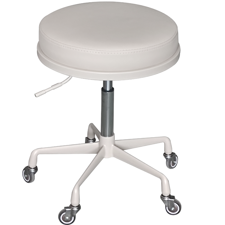 The Hatti Salon Stool - Painted Ivory by SEC | Salon Equipment Centre