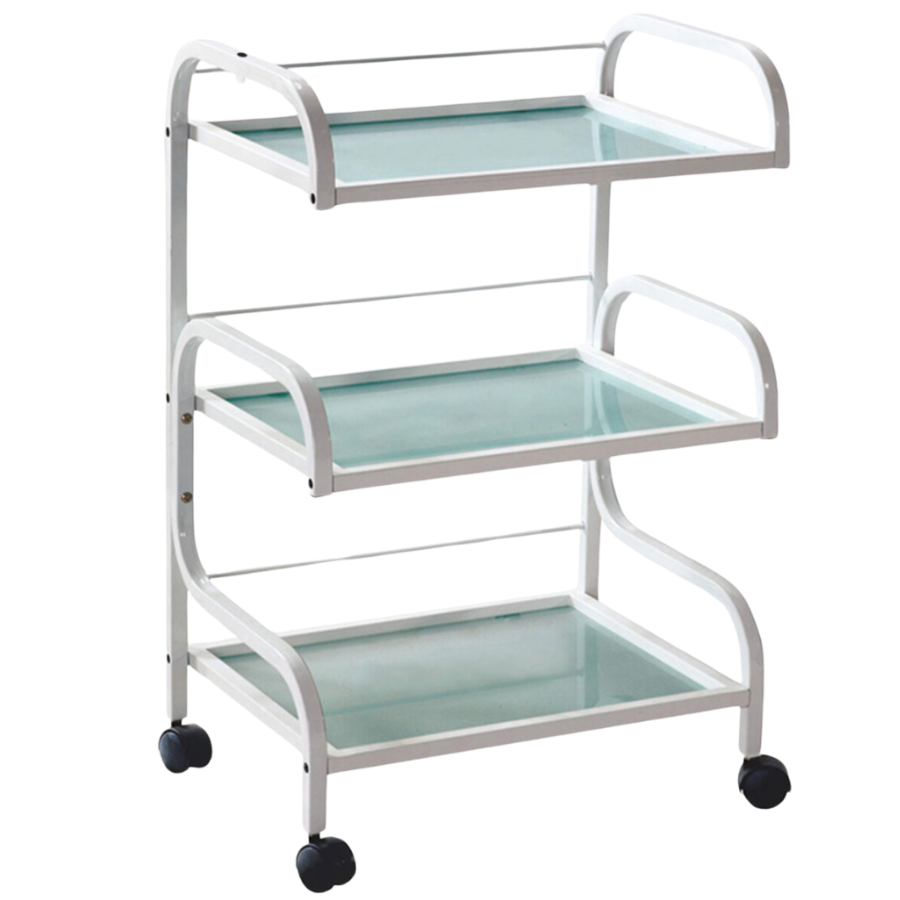 The Sydni Salon Trolley - White by SEC