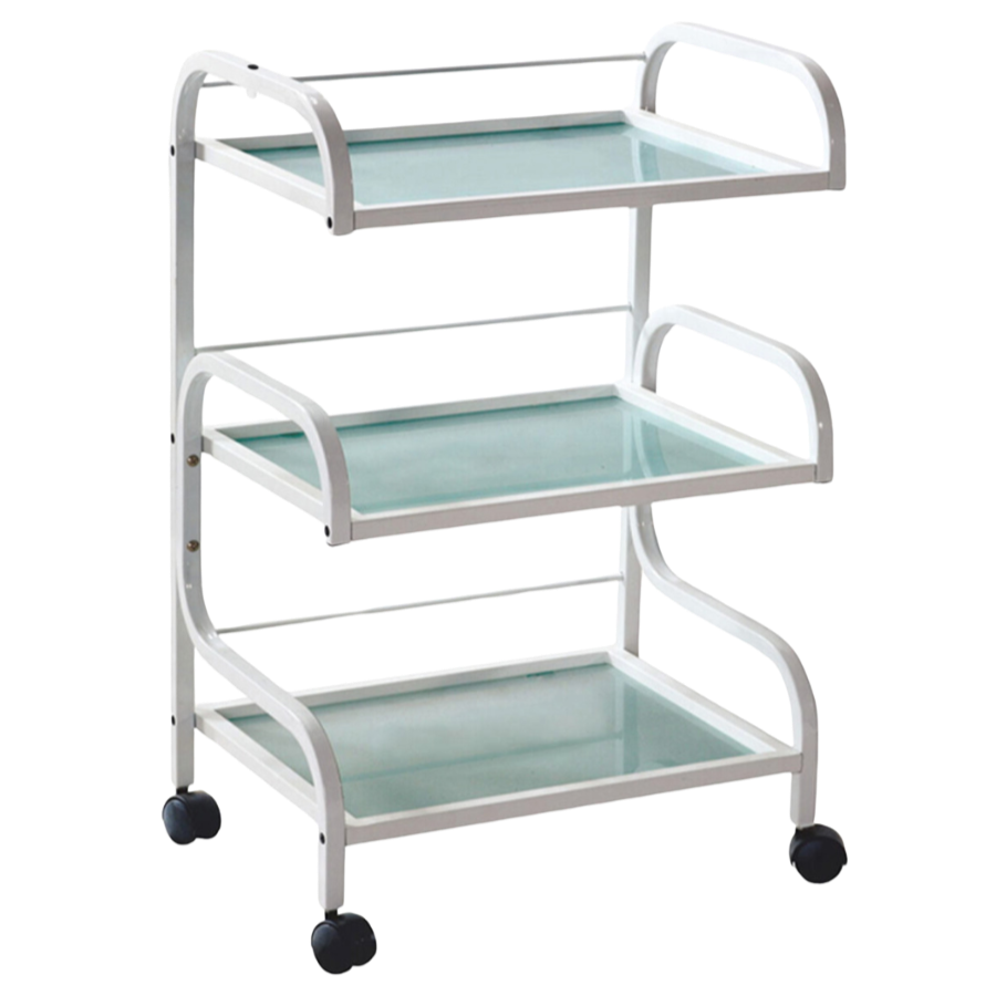 The Sydni Salon Trolley - White by SEC