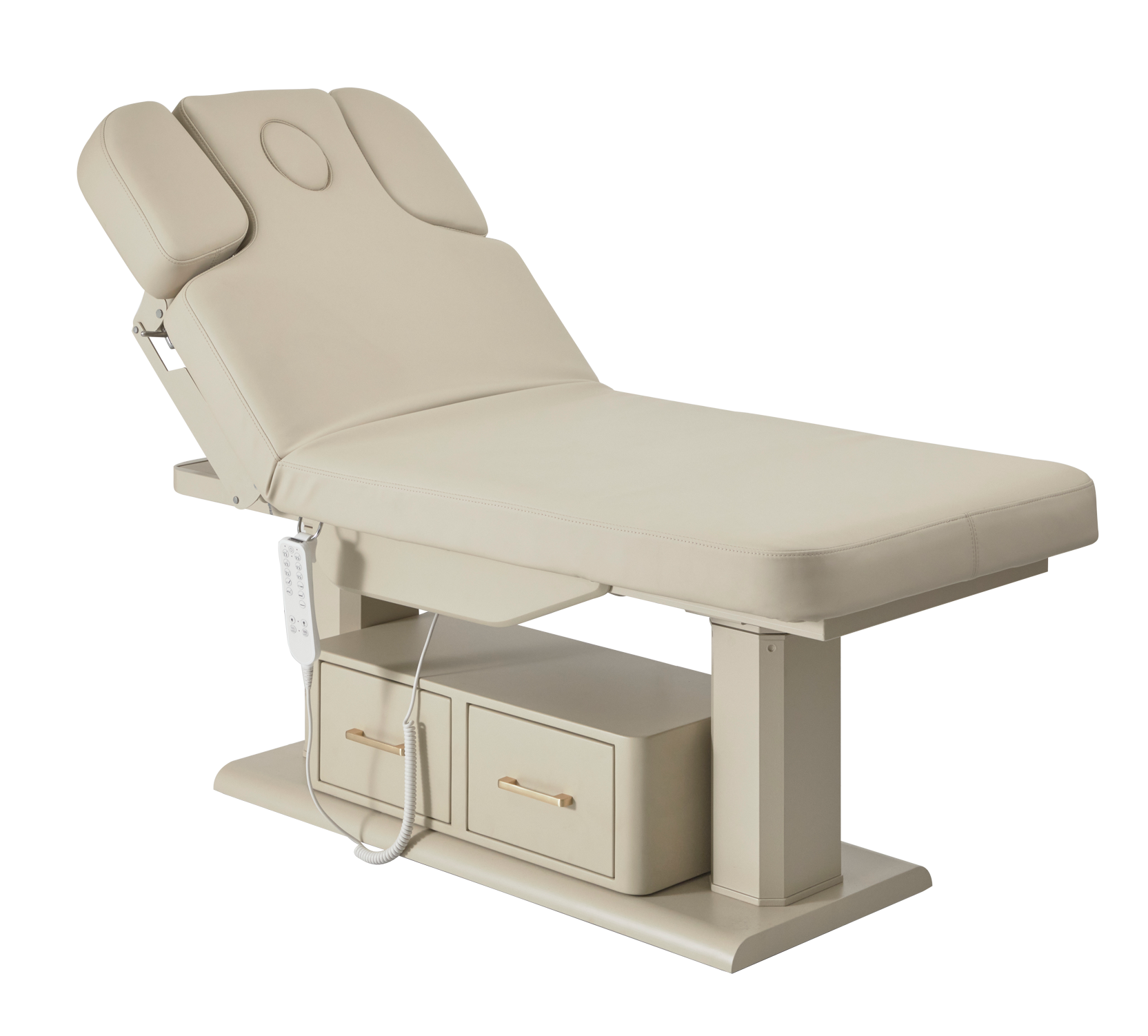 The Betti Electric Massage Bed - Pure Ivory by SEC