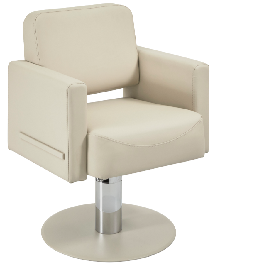 The Daisi Salon Styling Chair - Pure Ivory by SEC