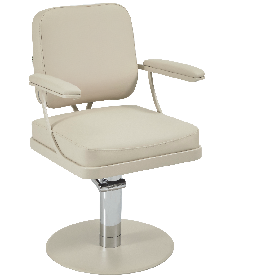 The Erin Salon Styling Chair - Pure Ivory by SEC