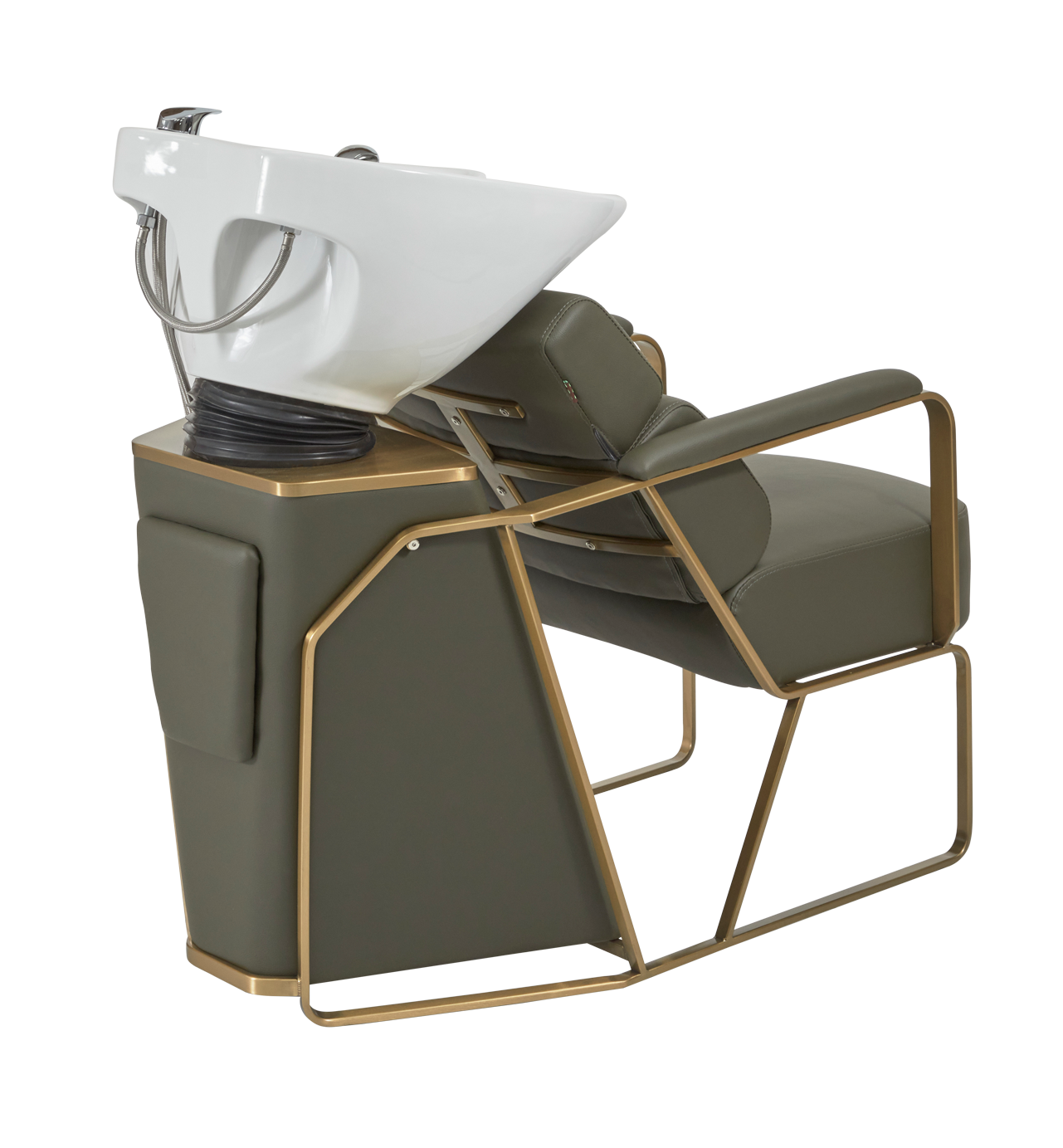 The Rosie Salon Backwash Unit - Khaki & Gold by SEC