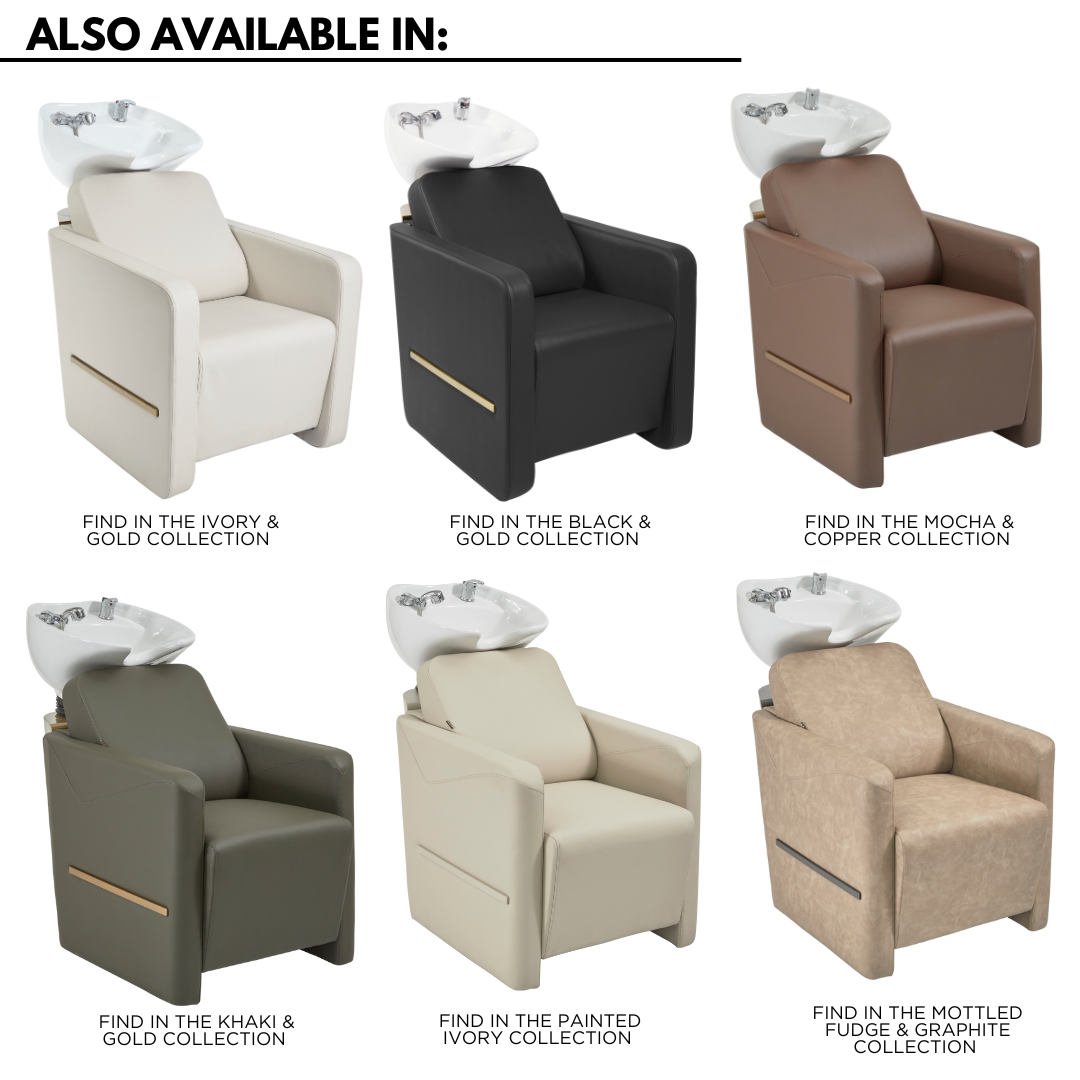 The Daisi Salon Backwash Unit - Khaki & Gold by SEC