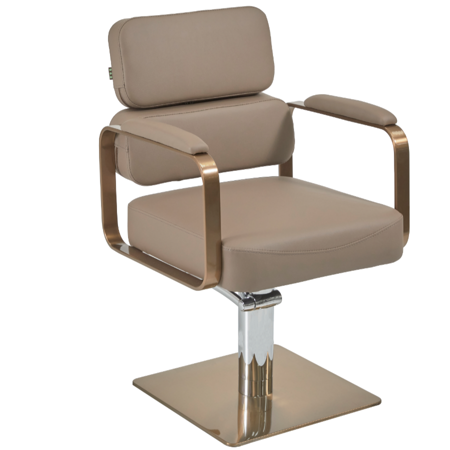 The Rosie Styling Chair - Mocha & Copper by SEC