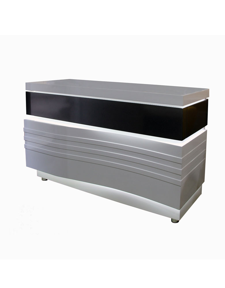 White Pulse Salon Reception Desk By Sec Salon Equipment Centre