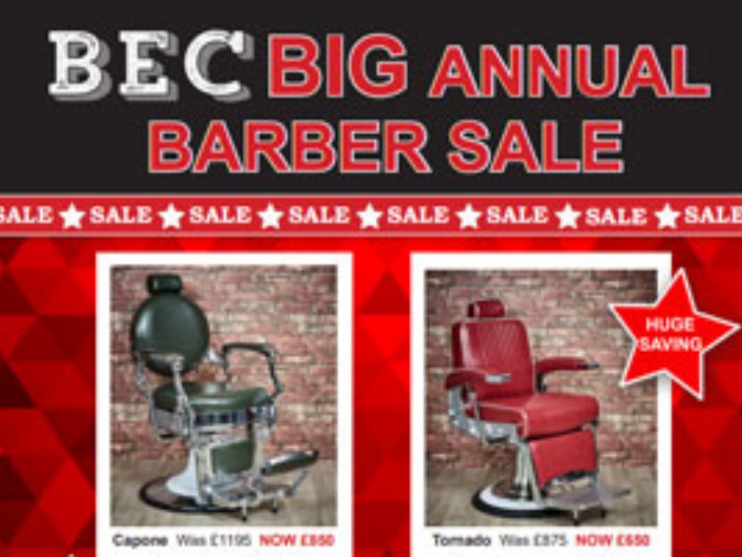 BIG ANNUAL BARBER SALE