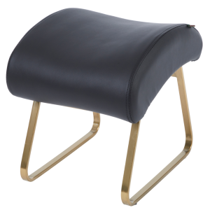 Black & Gold Salon Leg Rest by SEC