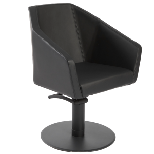 The Charli Angled Styling Chair - Midnight Black By SEC