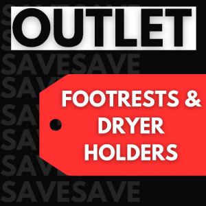 OUTLET Footrests and Dryer Holders
