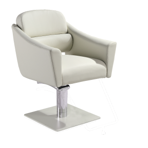 The Ferni Salon Styling Chair - Painted Ivory by SEC