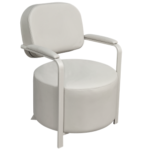 The Sandi Salon Waiting Seat - Pure Ivory by SEC