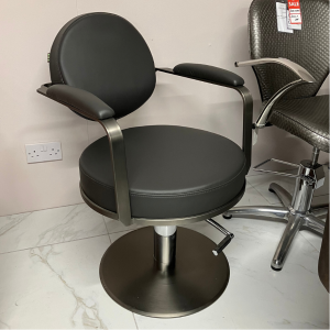 CL33B - The Poppi Salon Styling Chair - Charcoal & Matte Graphite by SEC - CLEARANCE