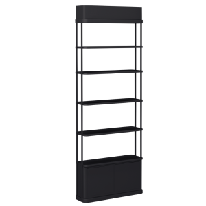 The Jami Freestanding Retail Unit - Midnight Black by SEC