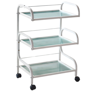 The Sydni Salon Trolley - White by SEC