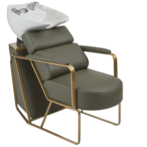 The Rosie Salon Backwash Unit - Khaki & Gold by SEC