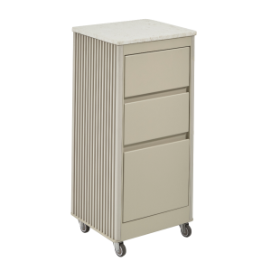 The Topaz Salon Trolley - Ivory & Panelling by SEC