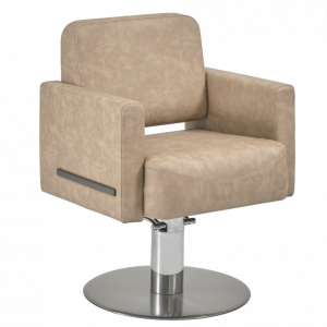 The Daisi Salon Styling Chair - Mottled Fudge & Matte Graphite by SEC