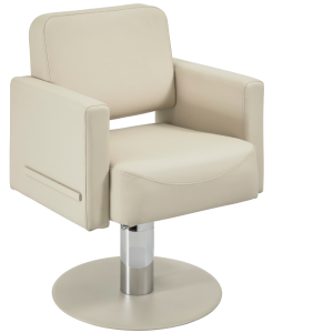 The Daisi Salon Styling Chair - Pure Ivory by SEC