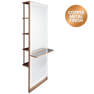 The Madrid Styling Unit with Storage and Shelf - Copper by SEC