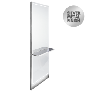 The Madrid Styling Unit with Shelf - Silver by SEC