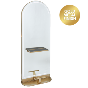 The Milan Freestanding Styling Unit - Gold by SEC